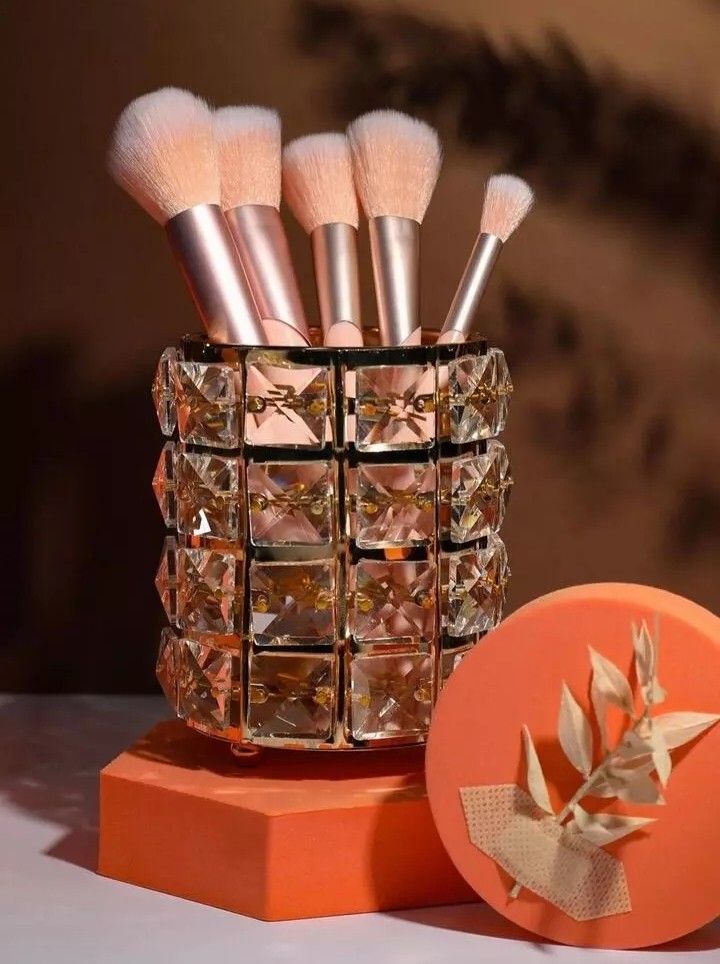 Luxury Crystal Makeup Brush Holder